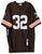 Jim Brown Cleveland Browns Signed Autographed Brown #32 Jersey PAAS COA