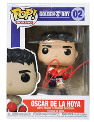 Oscar De La Hoya Signed Autographed Boxing FUNKO POP #02 Vinyl Figure Five Star Grading COA