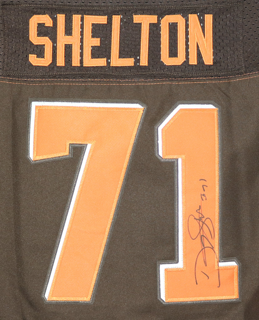 Danny Shelton Cleveland Browns Signed Autographed Brown 71 Jersey