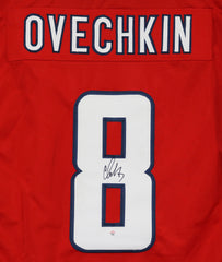 Alex Ovechkin Washington Capitals Signed Autographed Red #8 Custom Jersey PAAS COA