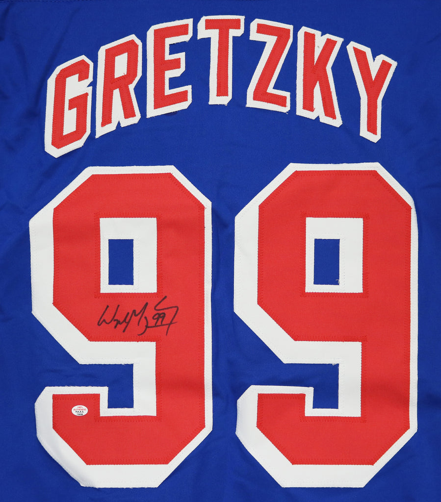 Wayne Gretzky Signed Ccm Pro New York Rangers Jersey (coa)