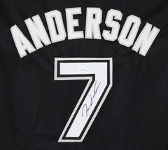 Tim Anderson Chicago White Sox Signed Autographed Black #7 Custom Jersey JSA Witnessed COA