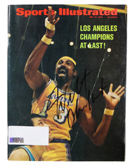 Wilt Chamberlain Los Angeles Lakers Signed Autographed Sports Illustrated Magazine Heritage Authentication COA