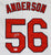 Cody Anderson Cleveland Indians Signed Autographed White #56 Jersey JSA COA