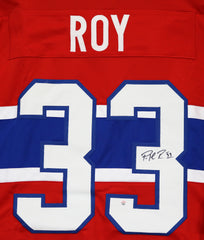 Patrick Roy Montreal Canadiens Signed Autographed Red #33 Custom Jersey PAAS COA