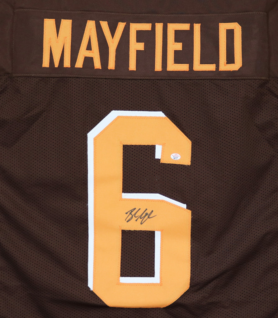 baker mayfield jersey number browns