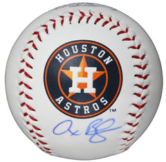 Alex Bregman Houston Astros Signed Autographed Rawlings Official Major League Logo Baseball Global COA with Display Holder