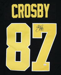 Sidney Crosby Pittsburgh Penguins Signed Autographed Black #87 Jersey PAAS COA
