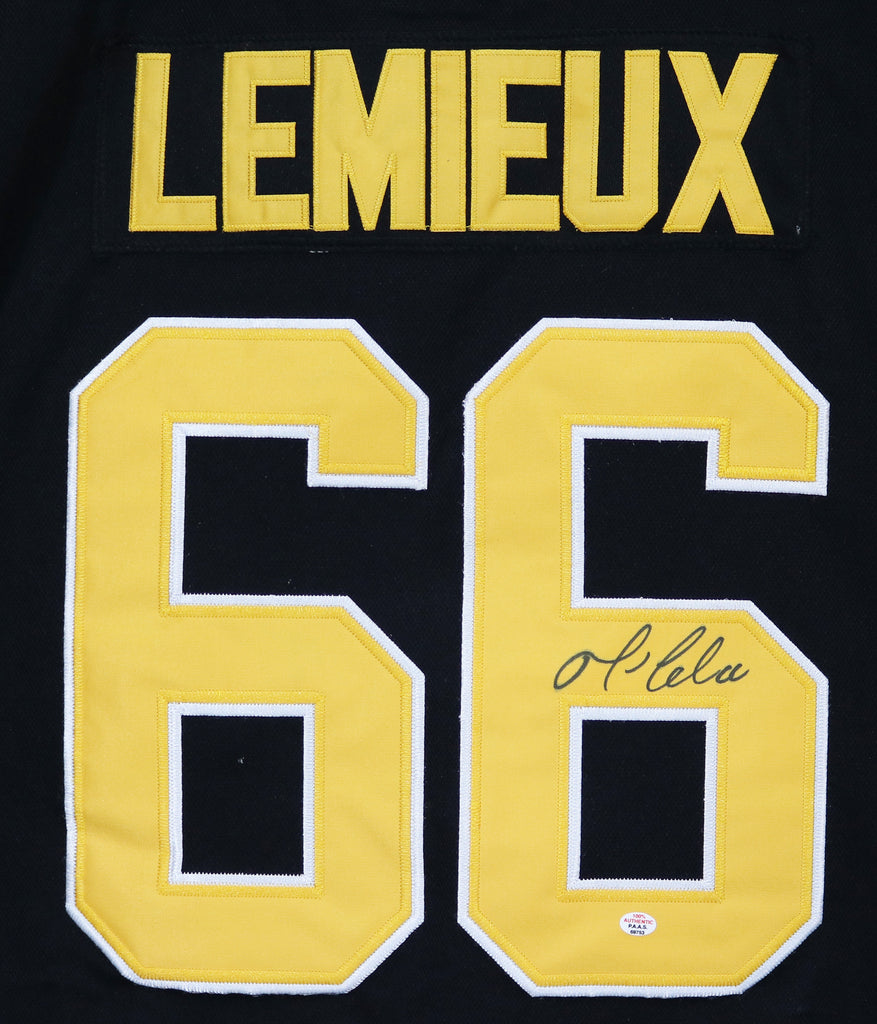 Mario Lemieux Signed Pittsburgh Penguins #66 Career Hockey Jersey –  Franklin Mint