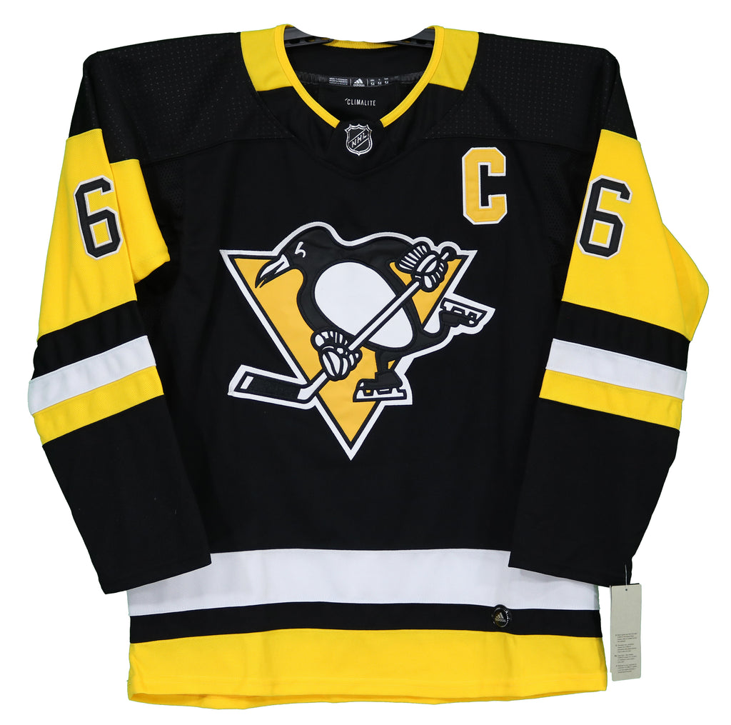 New Pittsburgh Penguins Mario Lemieux #66 Hockey Yellow Stitched
