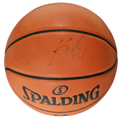 Kawhi Leonard Los Angeles Clippers Signed Autographed Spalding NBA Game Ball Series Basketball PAAS COA - SIGNATURE FADED