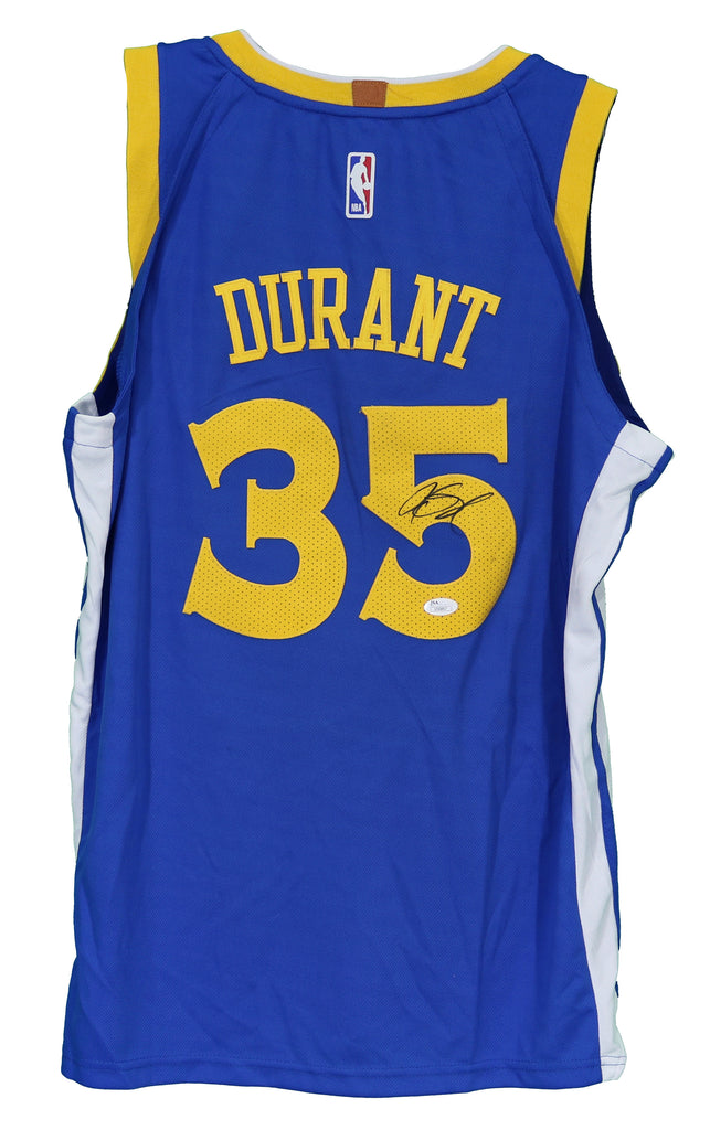 Kevin Durant Autographed and Framed Blue Jersey