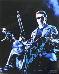 Arnold Schwarzenegger Signed Autographed 8" x 10" Terminator 2 Photo Heritage Authentication COA