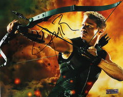 Jeremy Renner Signed Autographed 8" x 10" Hawkeye Photo Heritage Authentication COA