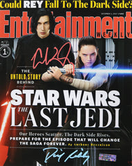 Daisy Ridley and Adam Driver Signed Autographed 8" x 10" Star Wars Photo Heritage Authentication COA