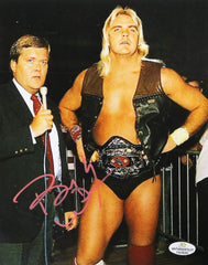 Barry Windham Signed Autographed 8" x 10" Wrestling Photo Five Star Grading COA