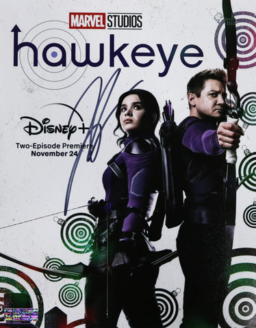 Jeremy Renner Signed Autographed 8" x 10" Marvel Studios Hawkeye Photo Heritage Authentication COA