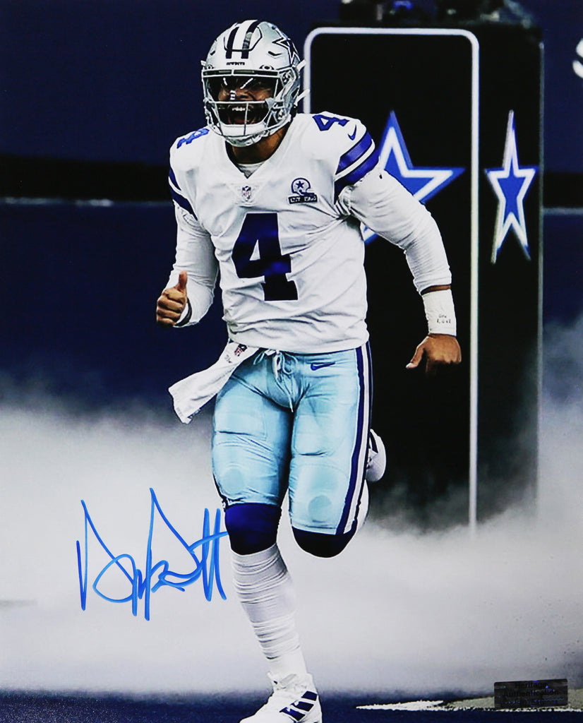 : Dak Prescott Dallas Cowboys Signed Autograph Mini