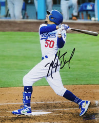 Mookie Betts Los Angeles Dodgers Signed Autographed 8" x 10" Batting Photo Heritage Authentication COA