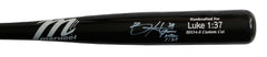 Bryce Harper Philadelphia Phillies Autographed Game Model Marucci Black Bat JSA Letter COA