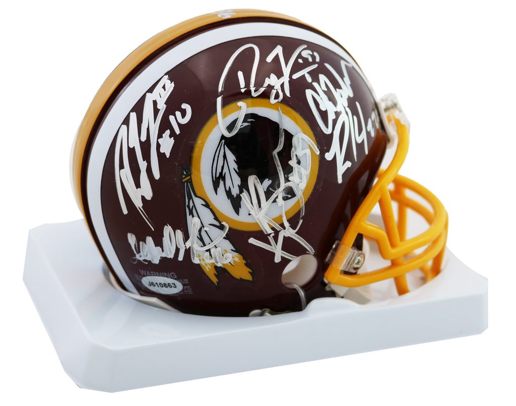 washington redskins autographed football