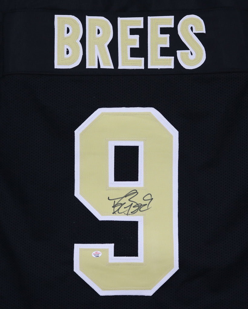 Drew Brees New Orleans Saints Signed Autographed Black #9 Custom