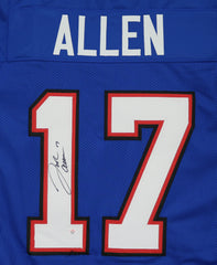 Josh Allen Buffalo Bills Signed Autographed Blue #17 Custom Jersey PAAS COA