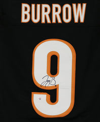 Joe Burrow Cincinnati Bengals Signed Autographed Black #9 Custom Jersey PAAS COA
