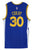 Stephen Curry Golden State Warriors Signed Autographed Blue #30 Jersey PAAS COA