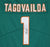 Tua Tagovailoa Miami Dolphins Signed Autographed Aqua #1 Jersey PAAS COA
