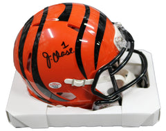 Ja'Marr Chase Cincinnati Bengals Signed Autographed Football Mini Helmet PAAS COA