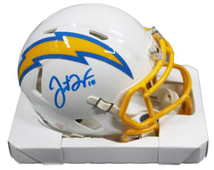 Justin Herbert Los Angeles Chargers Signed Autographed Football Mini Helmet PAAS COA