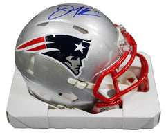 Julian Edelman New England Patriots Signed Autographed Football Mini Helmet PAAS COA