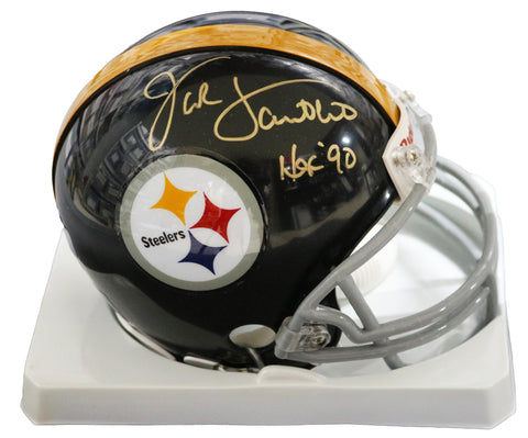 Jack Lambert Pittsburgh Steelers Signed Autographed Football Mini Helmet