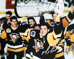 Mario Lemieux Pittsburgh Penguins Signed Autographed 8" x 10" Trophy Photo PRO-Cert COA