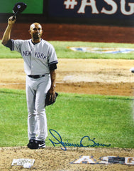 Mariano Rivera New York Yankees Signed Autographed 8" x 10" Hat Tip Photo Heritage Authentication COA