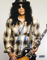 Slash of Guns and Roses Signed Autographed 8" x 10" Photo Heritage Authentication COA