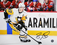 Sidney Crosby Pittsburgh Penguins Signed Autographed 8" x 10" Puck Handling Photo PRO-Cert COA