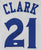 Ian Clark Golden State Warriors Signed Autographed White #21 Jersey JSA COA