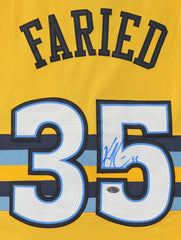 Kenneth Faried Denver Nuggets Signed Autographed Yellow #35 Jersey PAAS COA