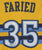 Kenneth Faried Denver Nuggets Signed Autographed Yellow #35 Jersey Size M JSA COA
