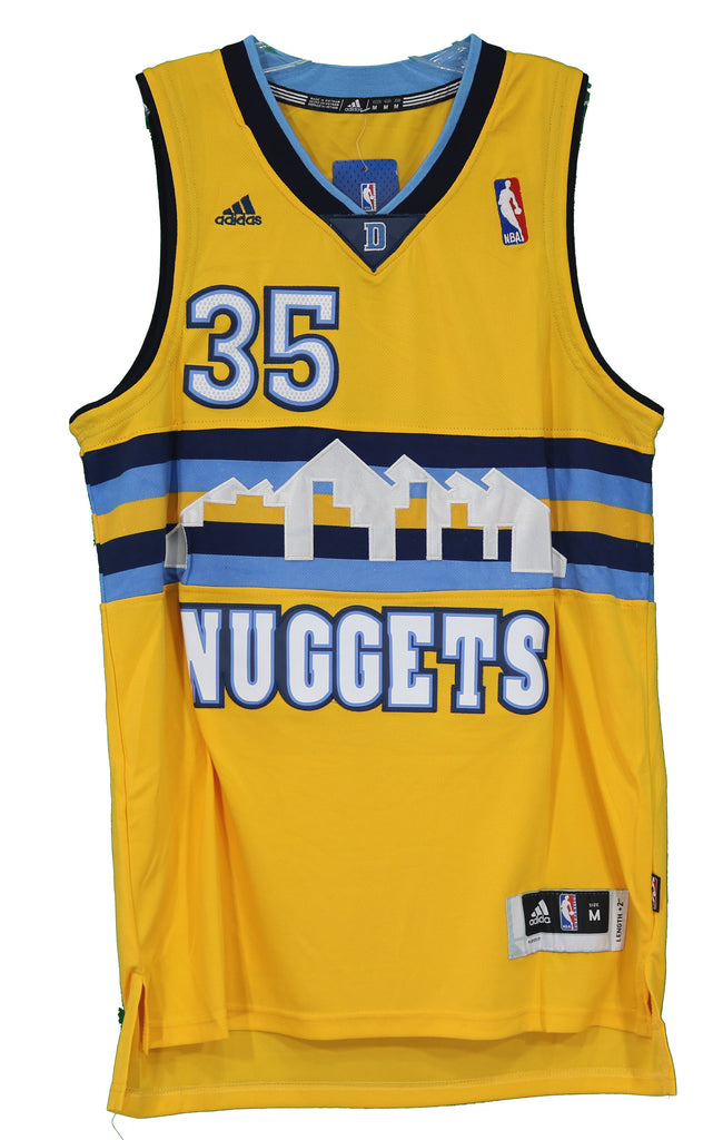 Kenneth Faried Denver Nuggets Signed Autographed Yellow #35 Jersey JSA –
