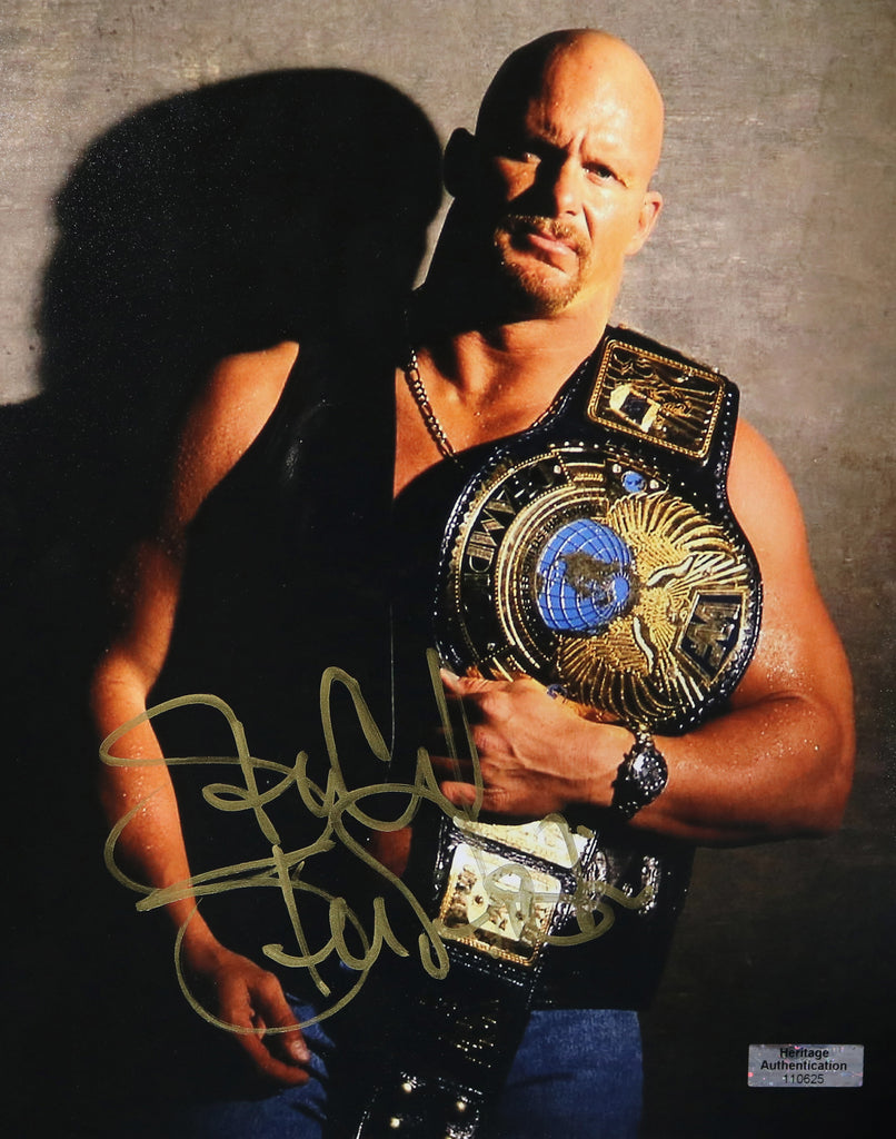 Stone Cold Steve Austin WWE Signed Autographed 8x10 Photo – Sports