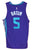 Nicolas Batum Charlotte Hornets Signed Autographed Purple #5 Jersey Size 50