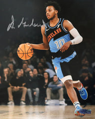 Darius Garland Cleveland Cavaliers Cavs Signed Autographed 8" x 10" Throwback Jersey Photo Heritage Authentication COA