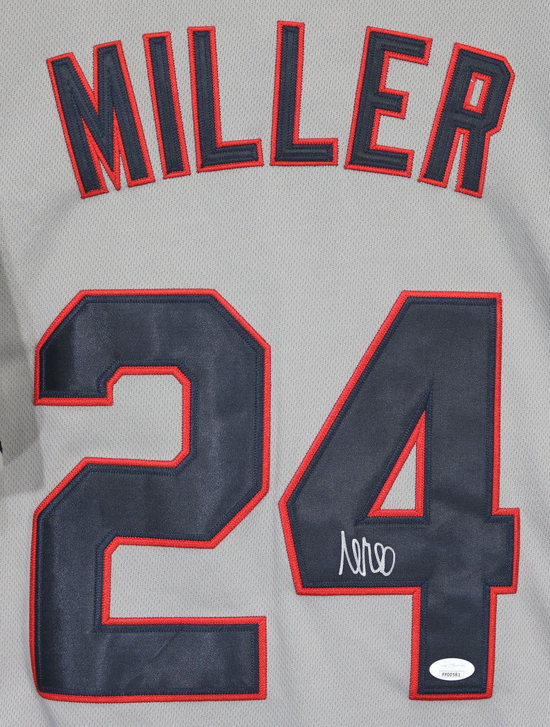 Andrew Miller Cleveland Indians Signed Autographed Gray #24 Jersey
