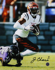 Ja'Marr Chase Cincinnati Bengals Signed Autographed 8" x 10" Photo PRO-Cert COA