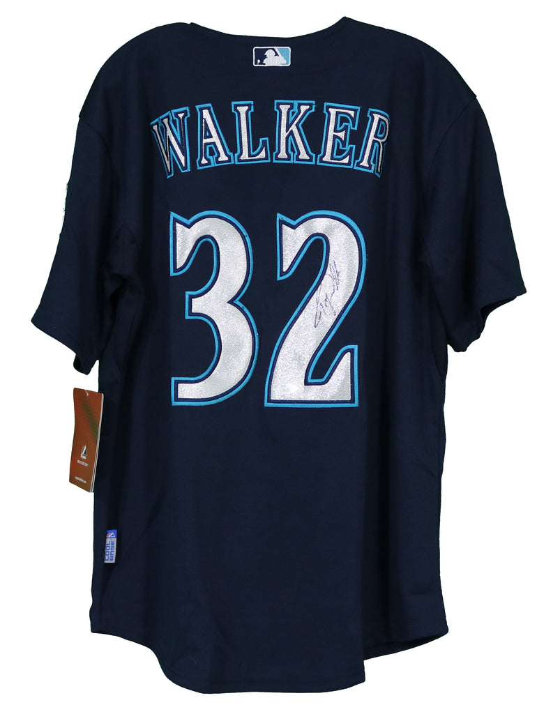 Taijuan Walker Seattle Mariners Signed Autographed Blue #32 Jersey