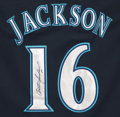 Austin Jackson Seattle Mariners Signed Autographed Blue #16 Jersey JSA COA