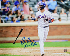 Pete Alonso New York Mets Signed Autographed 8" x 10" Bat Flip Photo PRO-Cert COA